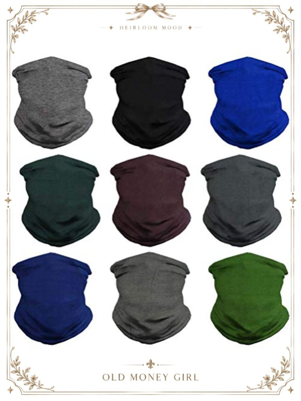 Microfiber Headband Bandana Neck Gaiter UPF 50+ Multifunctional Balaclava